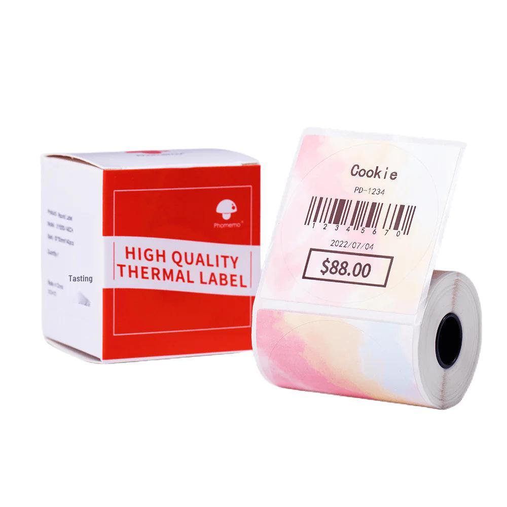 Phomemo M110 Thermodruck-Etikettenpapier: Selbstklebende, wasserdichte Preisschilder für Schmuck & Bekleidungsetiketten