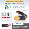 ASHIMARU Half Insole, Made in Japan, Thin Arch Support for All Shoes, Big Toe Support, Shock Absorption, Reduces Heel Pain in Knees, Hips, and Legs, P