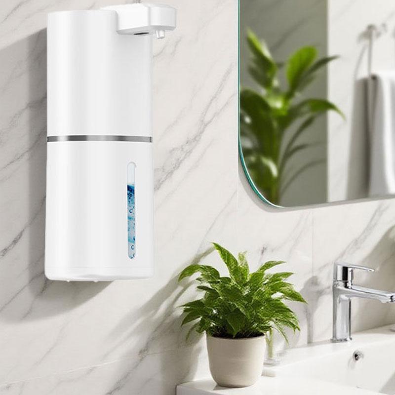 380ml Intelligent Induction Foam Mobile Phone Automatic Soap Dispenser Electric Hand Sanitizer Wall Mounted Bathroom Accessories