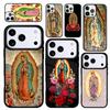 Capa Case for iPhone 17 Air 16 Pro Max 15 Plus 11 13 Mini 14 12 Back Phone Cover Virgen De Guadalupe Virgin Mary