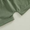 Tenues d'été pour tout-petits Garçons T-shirts à manches courtes imprimé Camion poubelle Lettre Short à taille élastique Ensemble 2 pièces