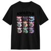 Axolotls of The World Kawaii Axolotl Educational TShirt For Unisex Street Style T Shirts O Neck Tees Oversized Wholesale Tops