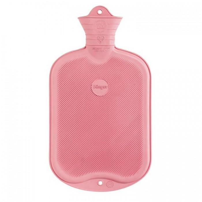 Sanger Ribbet Varmeflaske Rosa 2L