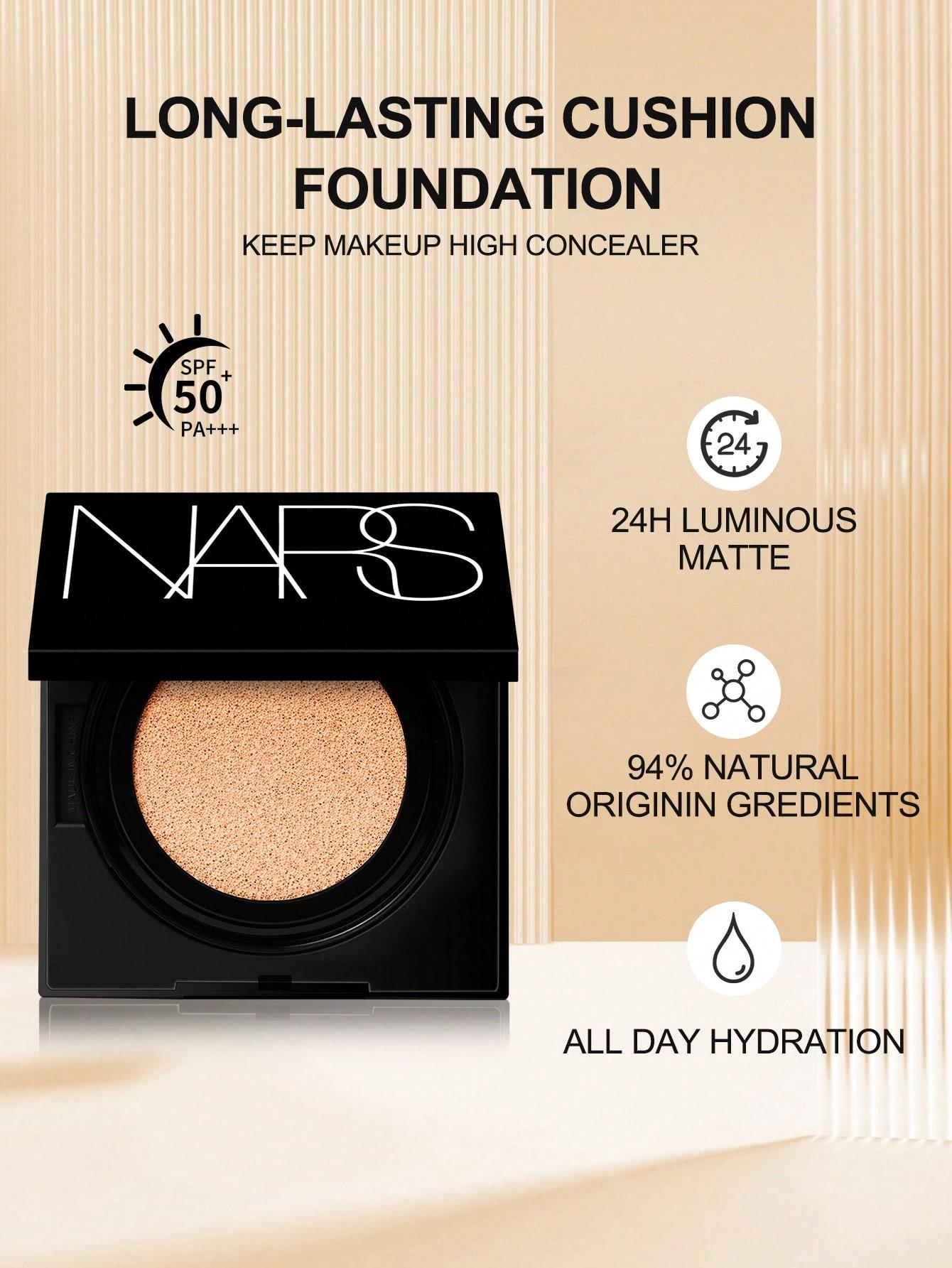 

Nars Тональный кушон Natural Radiant Longwear 12 г - Mont Blanc SPF40 Сияющий финиш #Seoul