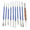 10Pcs Dental Stainless Steel Wax Carving Tool Set Dentist Sculpture Knife Dentistry Instrument Dental Lab