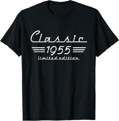 70e Verjaardagscadeau Klassiek 1955 Beperkte Editie 70e Verjaardag T-shirt Heren Dames T-shirts Top