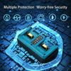 Battery Adapter Charging Solution Double Port Power Charging Base for Various Devices Waterproof Cable Small Design
