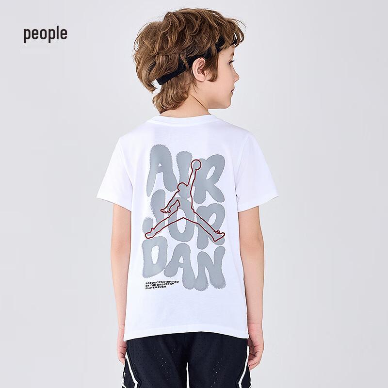 

Jordan Nike AJ Boys Cotton Short Sleeve T-Shirt M