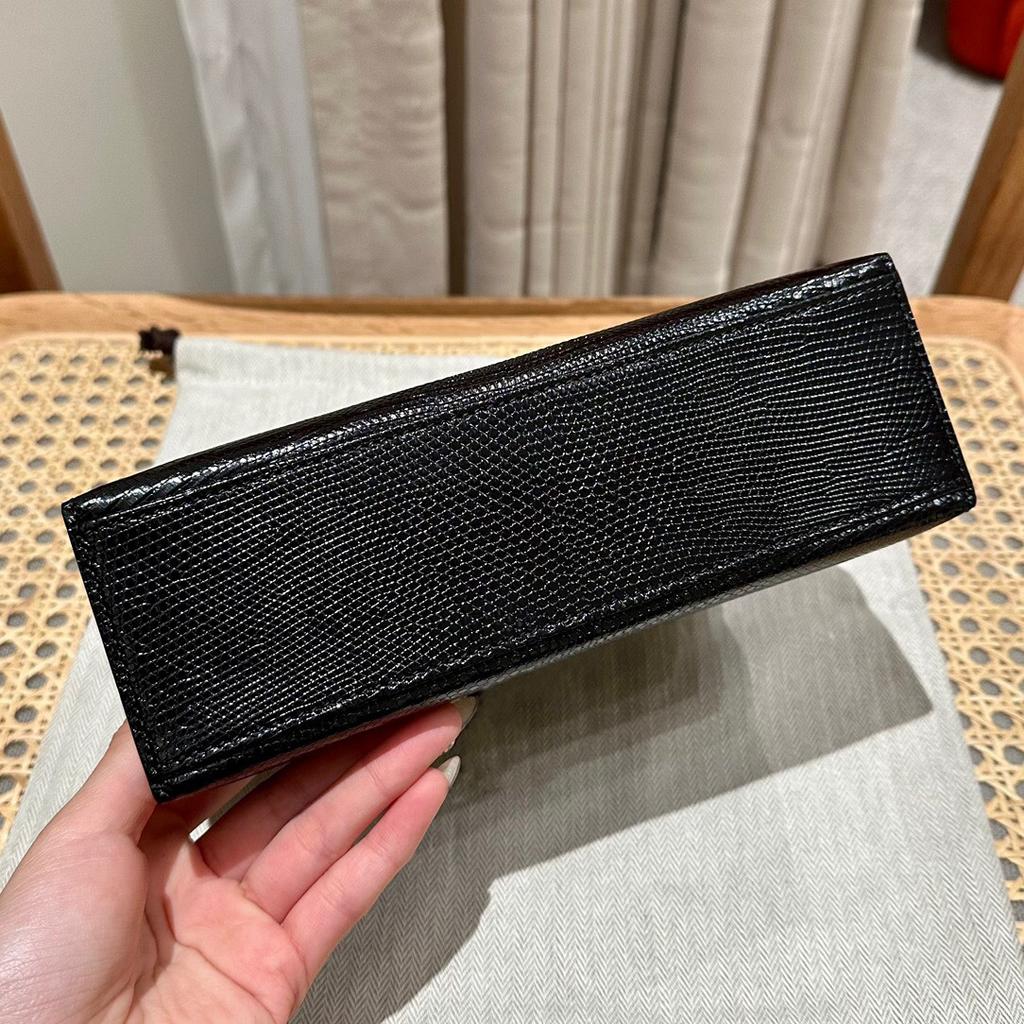 Geração de padrão de lagarto KL bolsa couro de vaca real bolsa feminina portátil ombro transversal bolsa corrente pequena quadrada bolsa mini