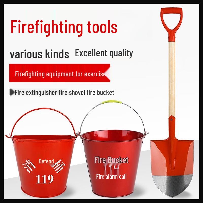 Enhanced Stainless Steel Fire Sand Bucket