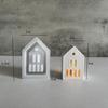 Silicone House Mold for Candle Making Plaster Casting Mini House Molds for Holiday Celebrations Crafting