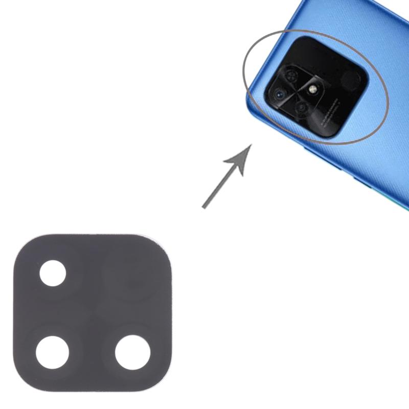 For Xiaomi Redmi 10C 4G/Redmi 10/Poco C40 4G Power Rear Back Camera Lens Cover Replacement Part (Without Logo)