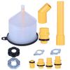 Lmyit Radiator Air Release Funnel Kit, Spill Proof Radiator Funnel Set of 15, Cooling