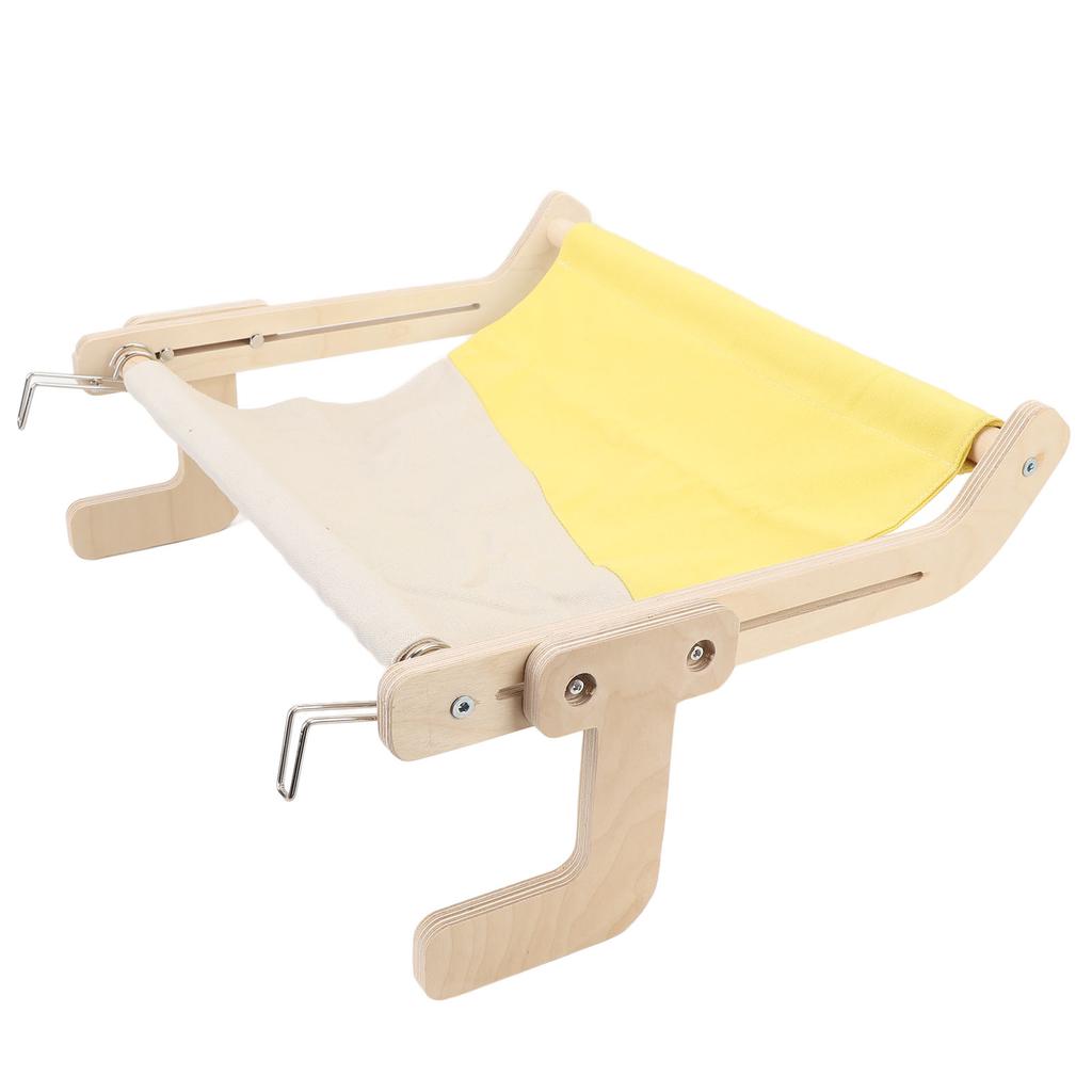 Cat Window Perch Wooden Hanging Window Cat Hammock Sturdy Frame Cat Sleeping Bed Seat Shelves for