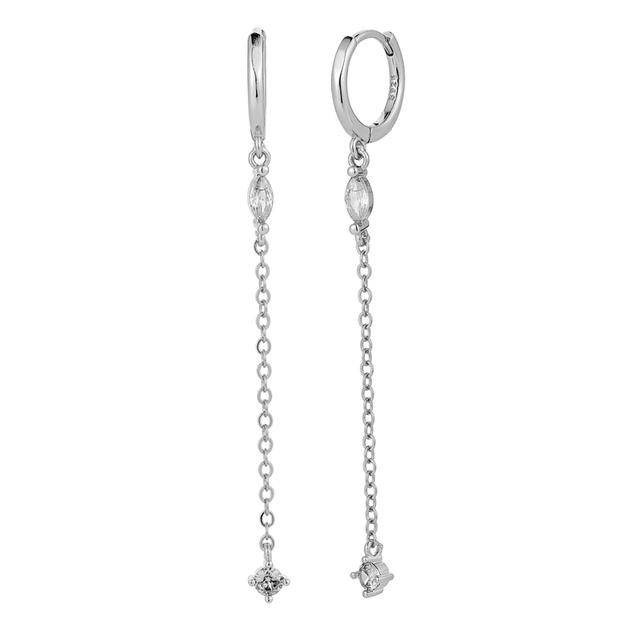 

ANENJERY красочные циркониевые длинные серьги с кисточками или женские висячие серьги, ювелирные изделия для свадебной вечеринки