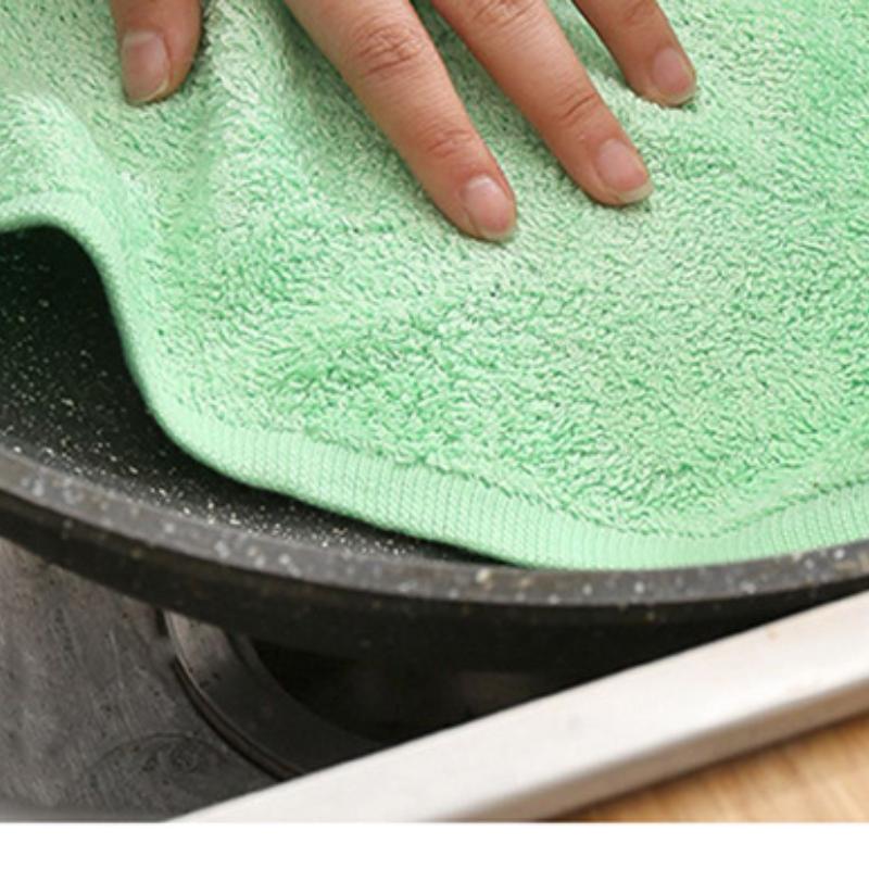 Hadřík na nádobí Hadřík na nádobí z dřevěných vláken Nepřilnavý hadr na nádobí Hadr pro domácnost Kuchyň Speciální absorbční látka Snadno se čistí