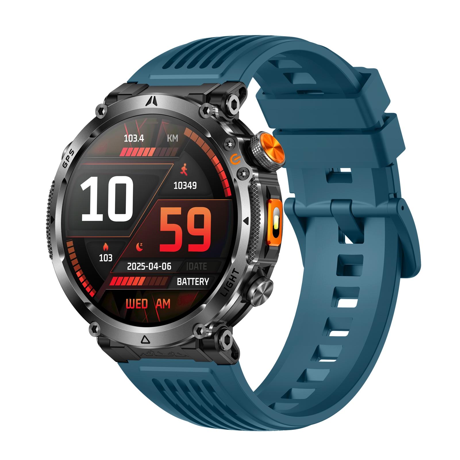 

Outdoors with GPS 1.7 Inch Screen LED Flashlight Calling Health Monitoring 100+ Sports Modes