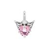 Pandora Winged Heart Mini Dangle Silver Charm 793626c02
