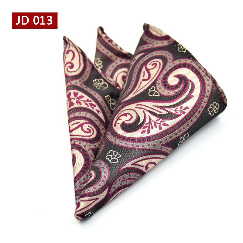 Men's Jacquard Tuxedo Pocket Square Scarf, Foldable, 25cm, New 2025