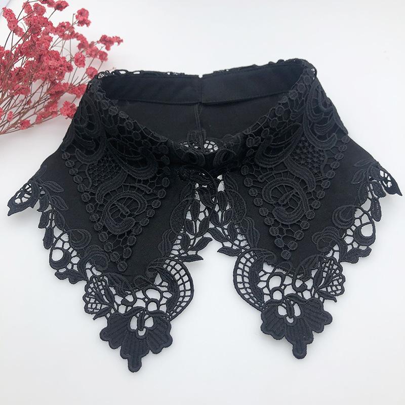 

New Spring Thick Water-Soluble Embroidery Fake Collar – Versatile Stand Collar for Women’s Fashion & Trendy Outfits