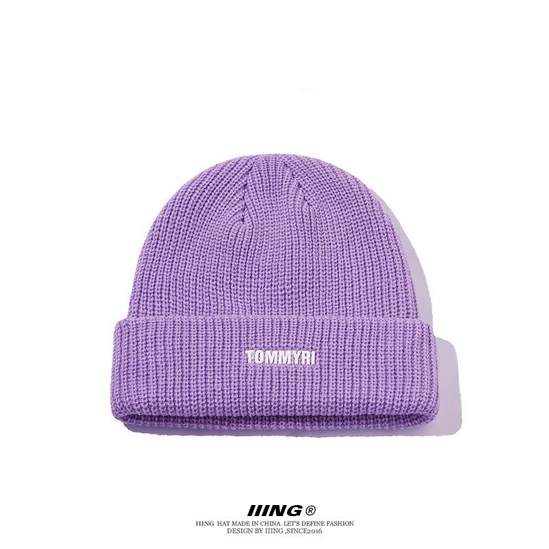 Winter Warm Hat Men's And Women's Versatile Knitted Hat Woolen Hat