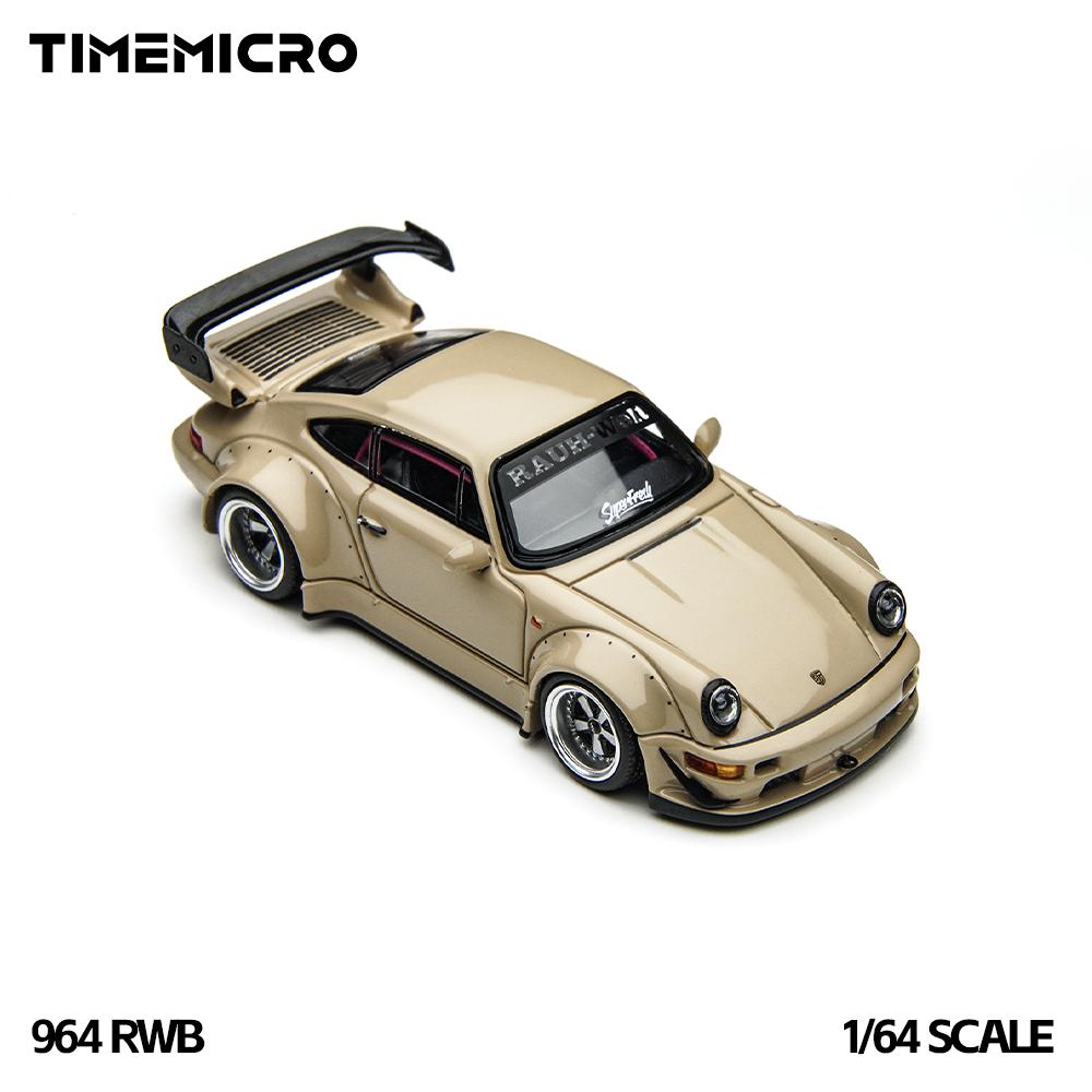 Time Micro 1:64 Porsche RWB 964 Subaru Impreza Diecast Car Model