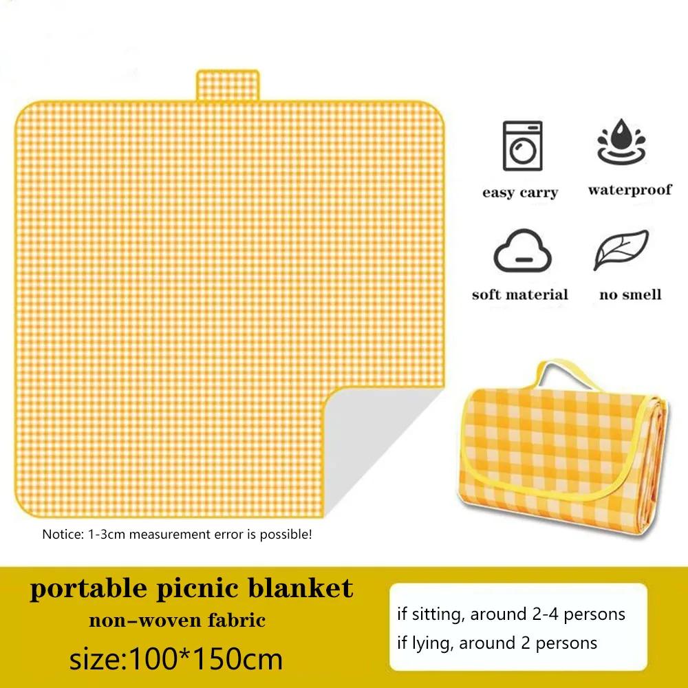 Foldable Picnic Mat Moisture-proof picnic set portable blanket picnic Sleep Pad Waterproof Oxford Cloth Picnic camping blanket