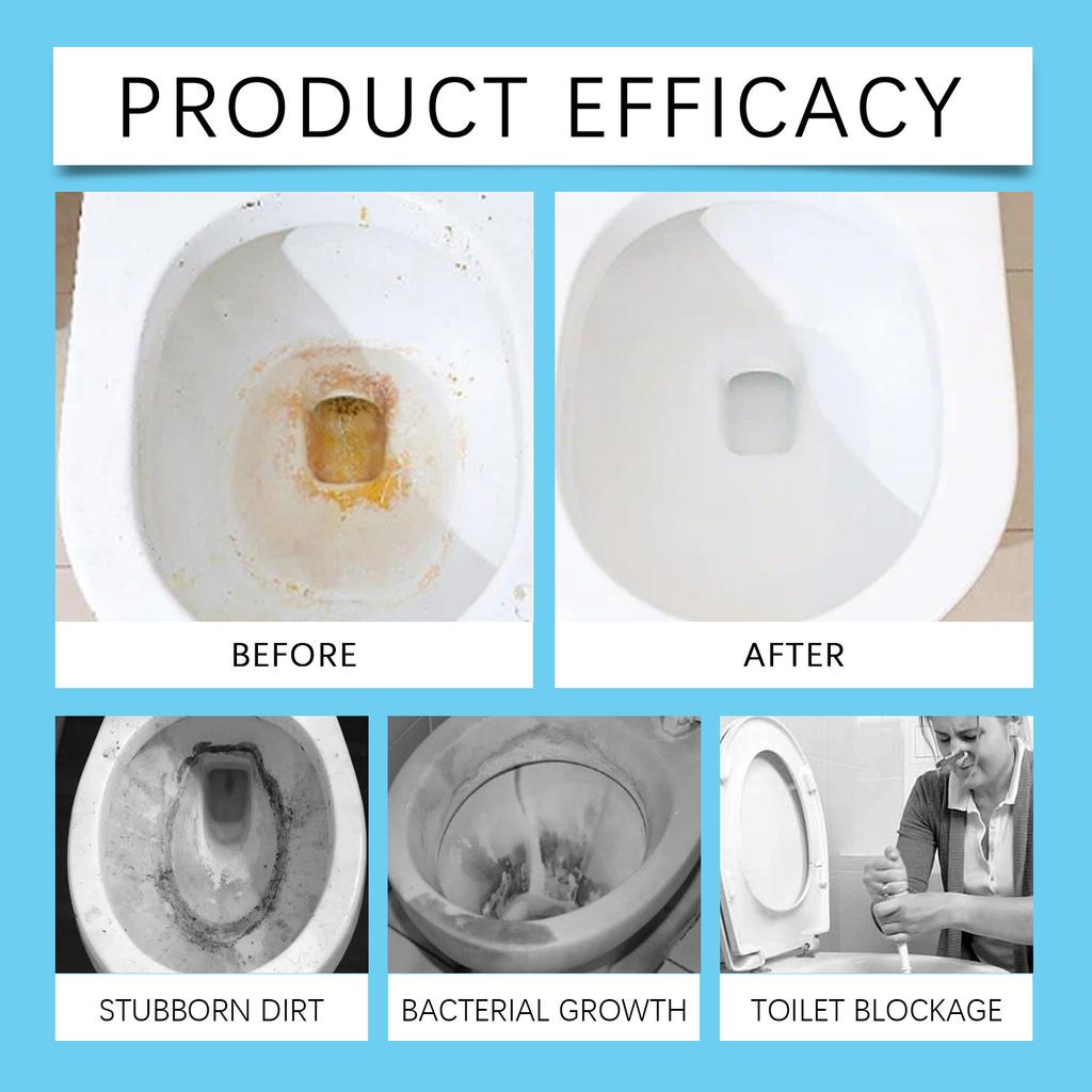 Toilettenblasen-Reinigungstuch, verhindert Gestank, starke Reinigungs- und Schutzglasur für Toiletten, Hocktoiletten, Urinale, Waschbecken