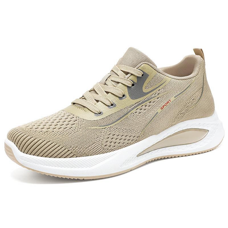 Shoes men's sports shoes summer new fly-woven mesh running shoes comfortable breathable shoes men's lightweight single shoes