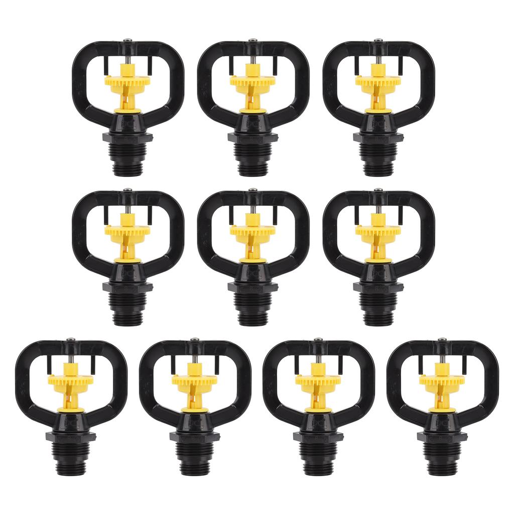 10PCS Refraction Micro Nozzle Butterfly Rotating Sprinkler Garden Irrigation Rotating Misting