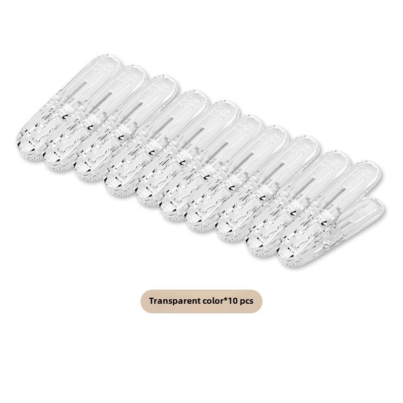 10PCS Large Beach Towel Clips Plastic Strong Windproof Clothes Pegs Quilt Hanging Clip Reusable Non-slip Fixed Drying Clothespin