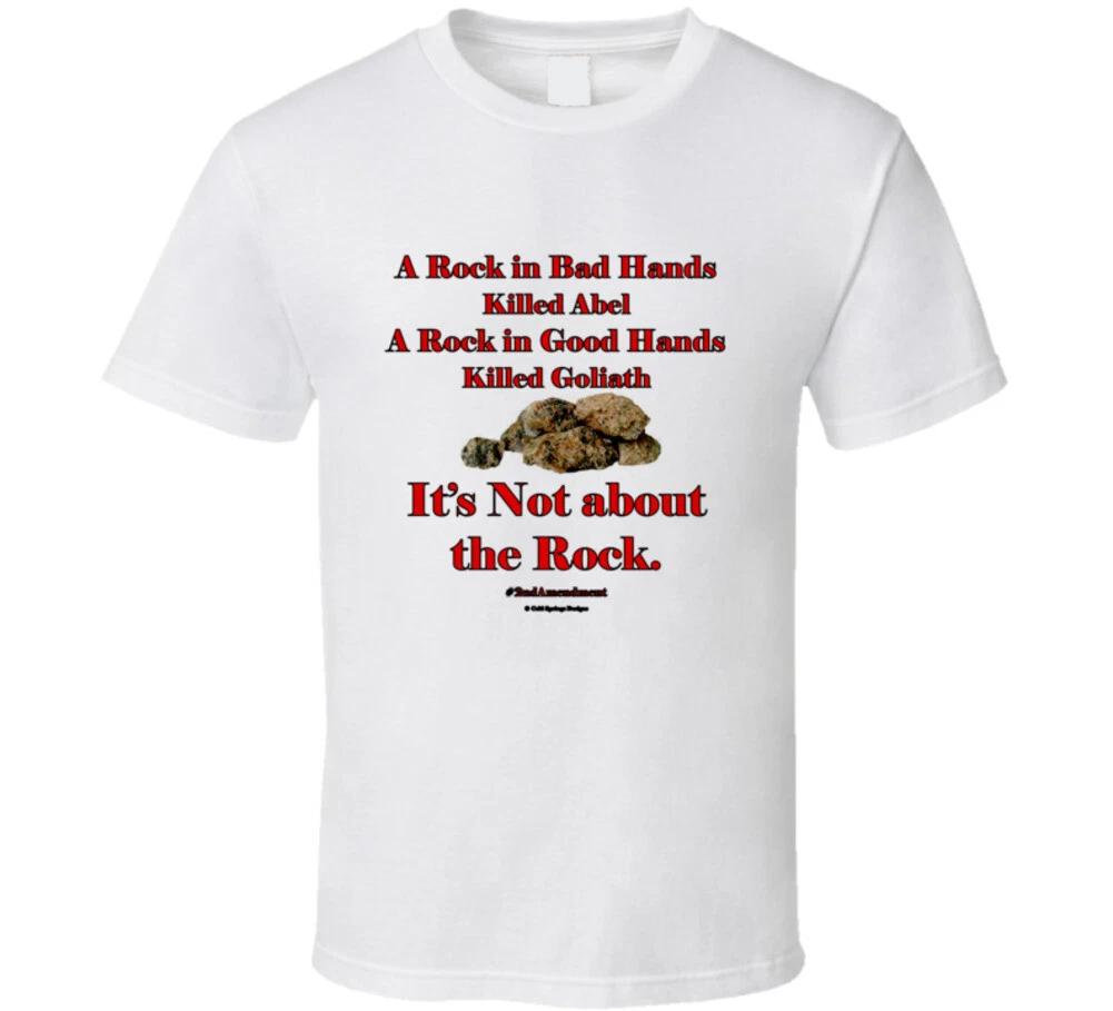 

It s Not About The Rock 2nd Amendment Gun Freedom Gift Funny T Shirt S