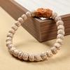 Sandalwood Star & Moon Bead Bracelet: Women's Buddhist Rosary with Dakini Lhamo Accessories