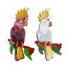 Eye Catching Sophisticated Acrylic Parrot Pin Portable Jewelry Accessory for Themed Event Stylish Outfits Casual Wear
