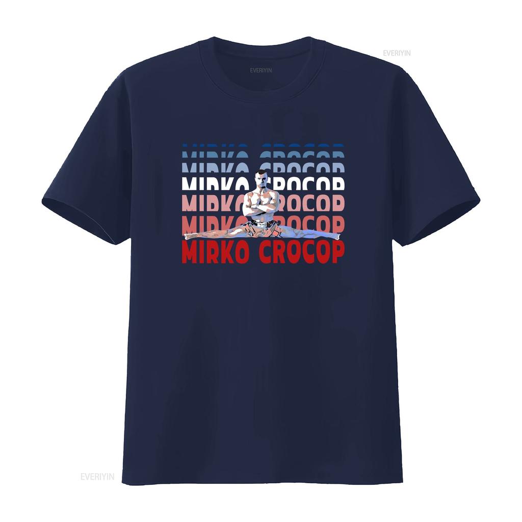 Zvonimir Mirko Crocop Logo Unisexs Black T Shirt Size S 5xl Stylish Design With Iconic Figure Print Vintage Homme