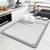Soft Diatomaceous Earth Absorbent Kitchen Countertop and Table Mat