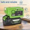 300W Multifunctional Inverter For GreenWorks GLB 40V Battery Power Inverter Adapter 120V/220-230V Power Bank With LED Light