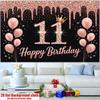 2D flat banner, 2D flat banner, 1 piece, background decoration for 11th birthday party, background photo prop, yzb