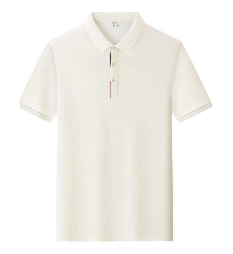 Solid Color T-Shirt Summer Men's and Women's Lapel Short Sleeve YG-188