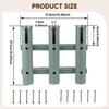 3 Tube Fishing Rod Holder Rack Support Portable Accessory Bracket Poles Rest for Ship