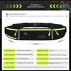 Slim Reflective Waterproof Sports Waist Bag With Headphone Hole Lightweight Portable Design Ideal For Running & Outdoor Sports