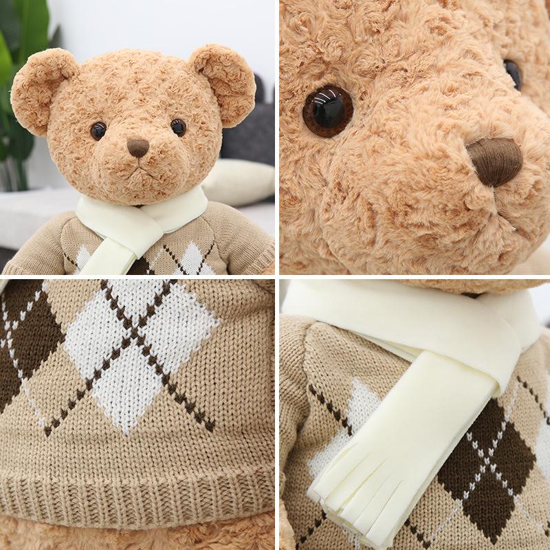 Bear Plush Toy Doll Hug Bear Pillow Send Girl Birthday Gift To Accompany Sleeping Doll