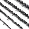 Black Labradorite Beads From Stones Round Loose Gemstones Beads 4 6 8 10 12MM for Jewelry Making Fit DIY Charms Bracelet Fashion Accessories