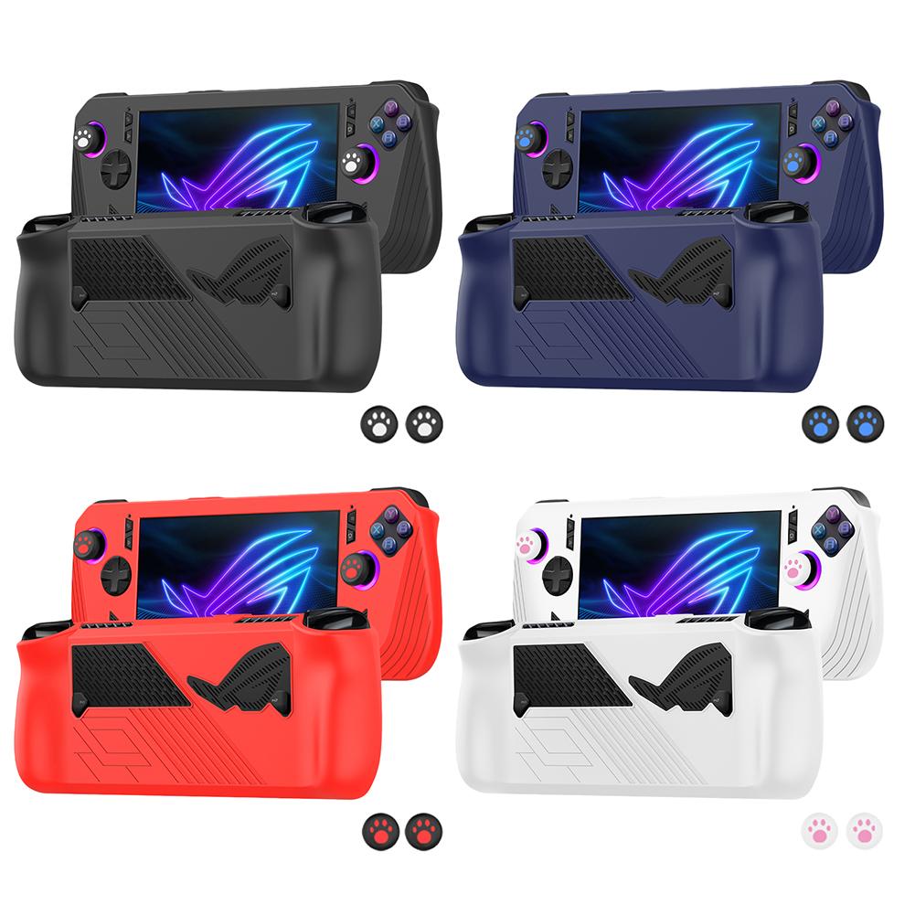 For ASUS ROG ALLY X Game Console Silicone Protective Cover Shockproof Protective Skin Case All-round Protection Game Accessories