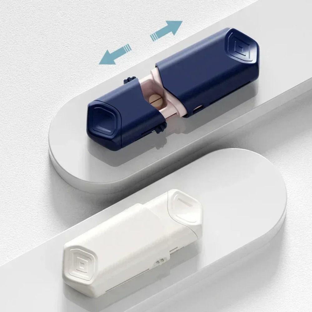 Telescopic Design Portable Pill Cutter Food Grade Medicine Divider  Health Care
