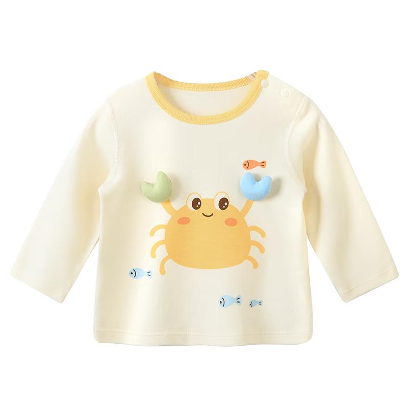 Youqi Baby Unisex Long Sleeve Cotton T-shirt 100