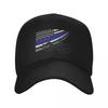 Recumbent Life Design - Patriotic Law EnforceUnisext 2 - Tadpole Guy Baseball Cap Hiking Hat Ball Cap Unisex Hats Women's