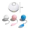 Automatic Smart Cat Toys Ball Interactive Catnip USB Rechargeable Self Rotating Colorful LED Feather Bells Toys Pet Products