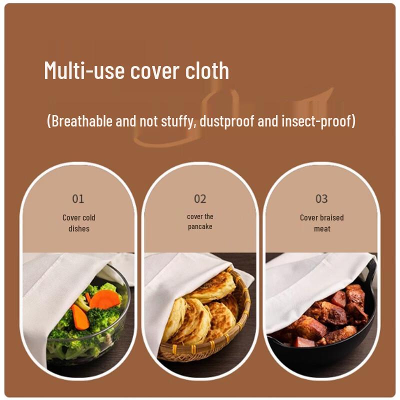 Bamboo Fiber Kitchen Steamer & Lid Cloth