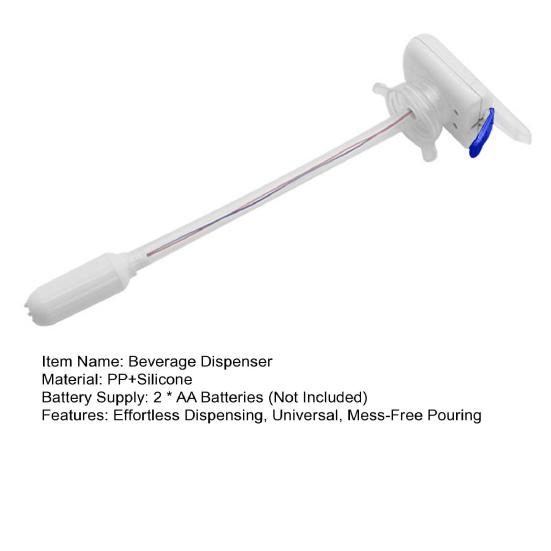 Automatic Beverage Dispenser Universal Milk Juice Drink Dispenser Hands-Free Drink Machine for Fridge
